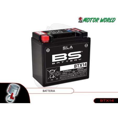 BATTERIA BS BTX14 APRILIA CAPONORD 1200 2013