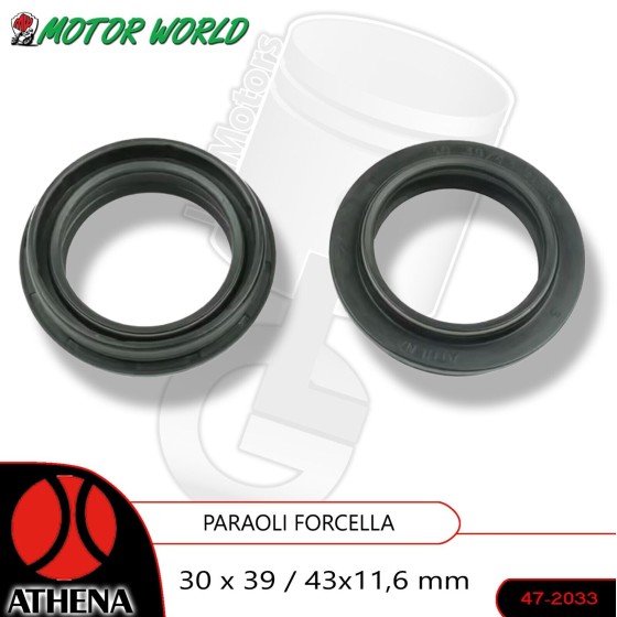 COPPIA PARAOLI FORCELLA ATHENA PIAGGIO SKIPPER 4T 125 cc 2000 2001 2002