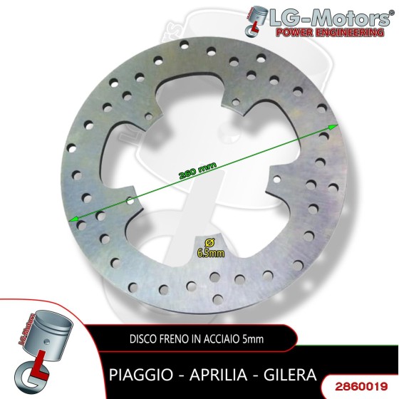 DISCO FRENO ANTERIORE PER PIAGGIO X9 EVOLUTION 500 2003 2004 2005 2006 2007