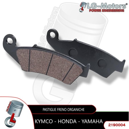 PASTIGLIE FRENO LG MOTORS ANTERIORI YAMAHA YP 400 RA X-MAX MOMODESIGN ABS 2014