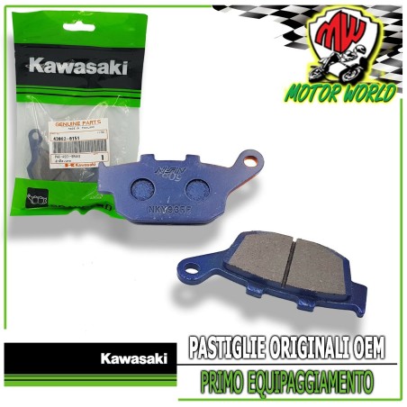 PASTIGLIE FRENO POSTERIORI ORGANICHE NISSIN SUZUKI   XF FREEWIND 650 1997 - 2002