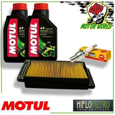 KIT TAGLIANDO OLIO MOTUL 5000 + FILTRI CANDELA SYM Joyride EVO IE 200 2011 2012