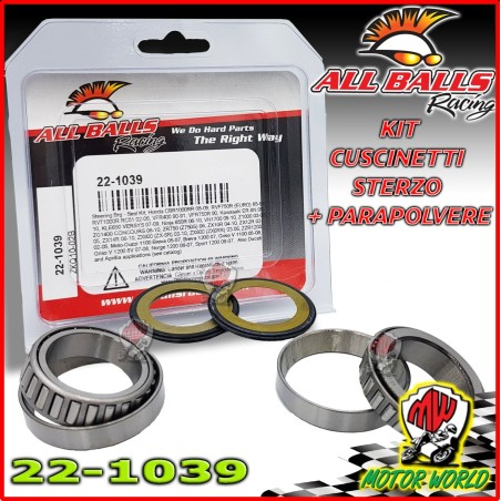 22-1039 KIT CUSCINETTI DI STERZO ALL BALLS Kawasaki  KLZ 1000 Versys 2023 2024