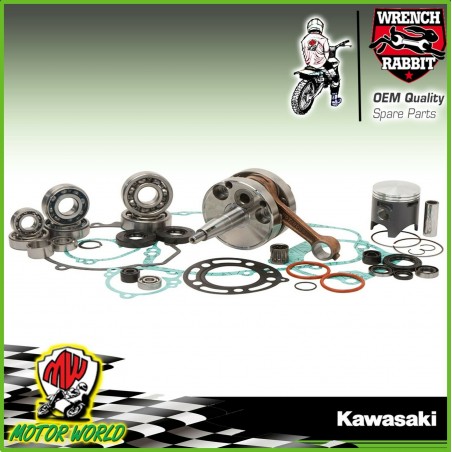 KIT REVISIONE MOTORE RINFORZATO WRENCH RABBIT KAWASAKI KX 80 1995 1996 1997