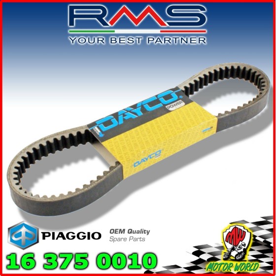 163750010 CINGHIA DAYCO RINFORZATA per PIAGGIO NTT 50 2T LC