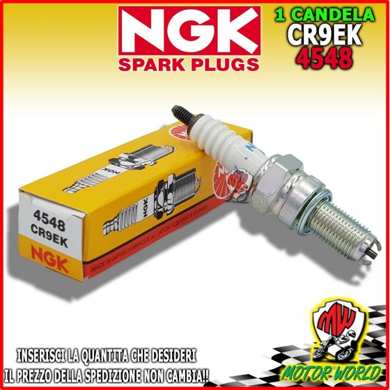 CANDELA ORIGINALE NGK CR9EK SPECIFICA YAMAHA YZF R1S 1000 2006