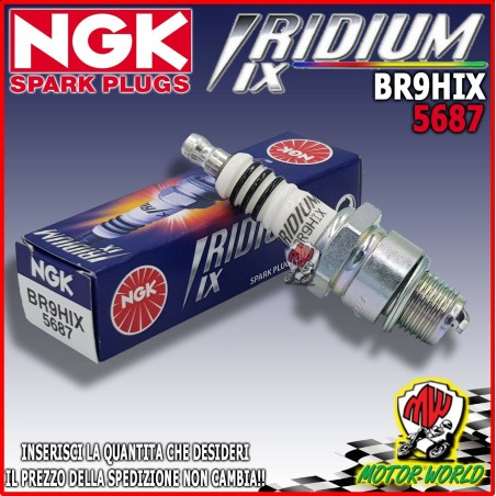 CANDELE NGK IRIDIUM IX PLATINO BR9HIX MAICO Mc 400