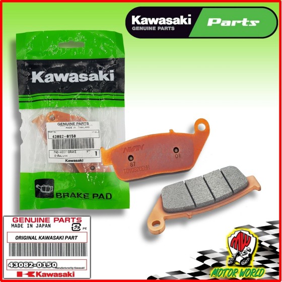 PASTIGLIE FRENO ANTERIORI SINTERIZZATE ORIGINALI KAWASAKI Z 800 E 2015 2016