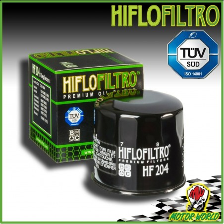 FILTRO OLIO ORIGINALE HIFLO HF204 YAMAHA QUAD YXR FSP RHINO FI AUTO 700 2013