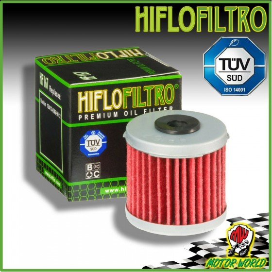 HF167 FILTRO OLIO HIFLO LML   125 Star CVT 4T  2012 2013 2014 2015