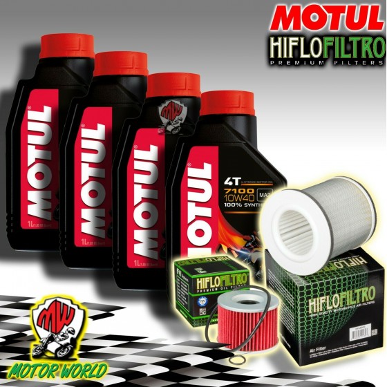 KIT TAGLIANDO OLIO MOTUL 7100 10W40 + FILTRI Yamaha FZ 700 1987