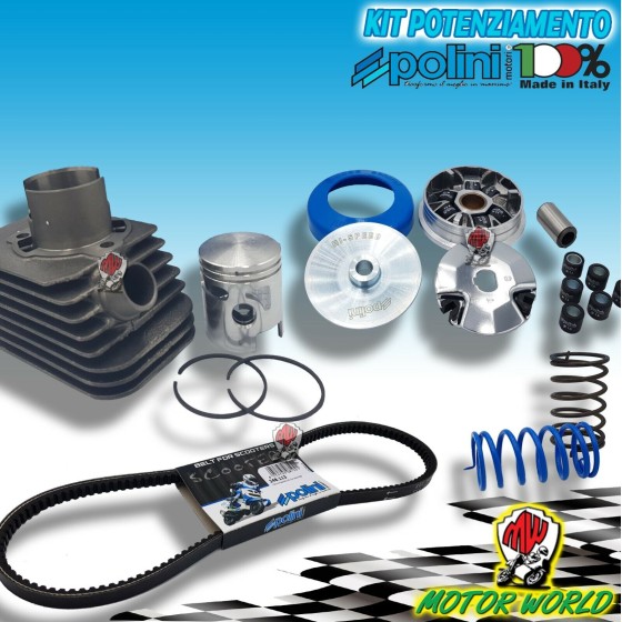 GRUPPO TERMICO POLINI + KIT TRASMISSIONE HISPEED BOXER SI CIAO 50 DIAMETRO ø43