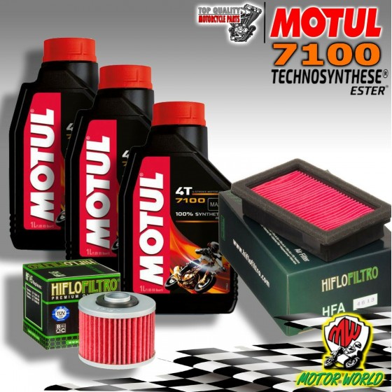 KIT TAGLIANDO MOTUL 3LT 7100 + FILTRI YAMAHA XT 660 X Super Motard 2016