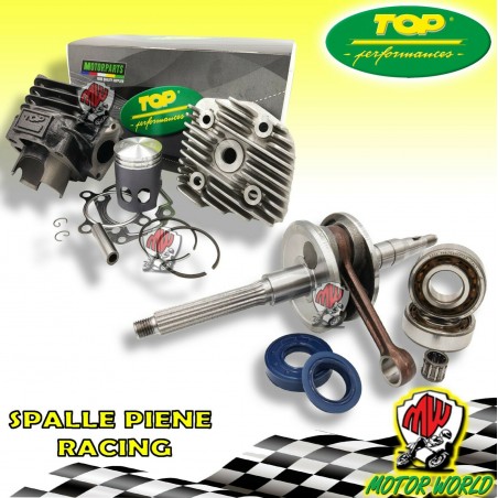 KIT ALBERO MOTORE TOP + CILINDRO BLACK TROPHY 47 MM APRILIA AREA 51