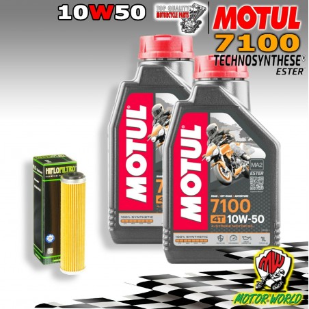 KIT TAGLIANDO 2 LT MOTUL 7100 10W50 + FILTRO OLIO BETA 520 RR Enduro 2012