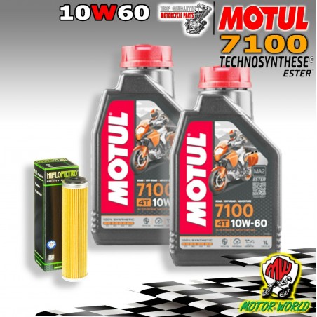 KIT TAGLIANDO OLIO MOTUL 7100 10W60 + FILTRO Beta 520 RR Enduro 4T 2012