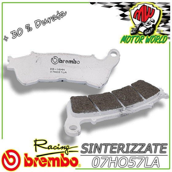 07HO57LA PASTIGLIE BREMBO SINTER POSTERIORI HONDA CBF F ABS 1000 2010 -