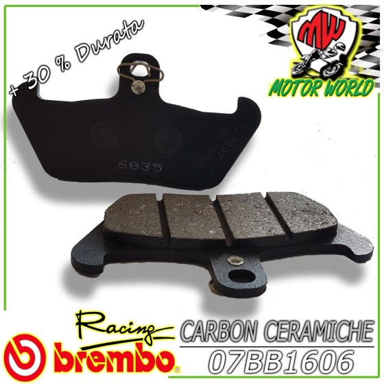 07BB1606 PASTIGLIE BREMBO CERAMICHE ANTERIORI YAMAHA TDR R LIGHTBURNER 125 1993