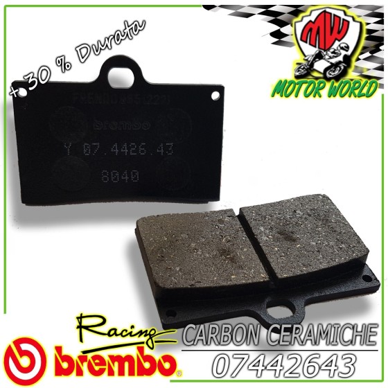 07442633 PASTIGLIE BREMBO CERAMICHE ANTERIORI APRILIA RS 250 1995 - 1997