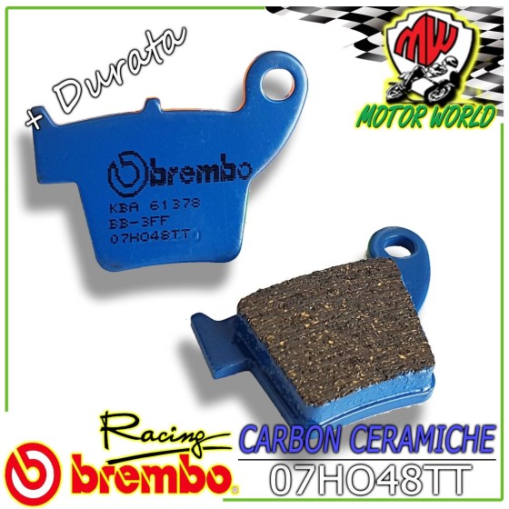 07HO48TT PASTIGLIE BREMBO CERAMICHE POSTERIORI SUZUKI RME 50 2010 -