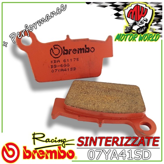 07YA41SD PASTIGLIE BREMBO SINTER POSTERIORI YAMAHA   YZ-F 450    2003 -