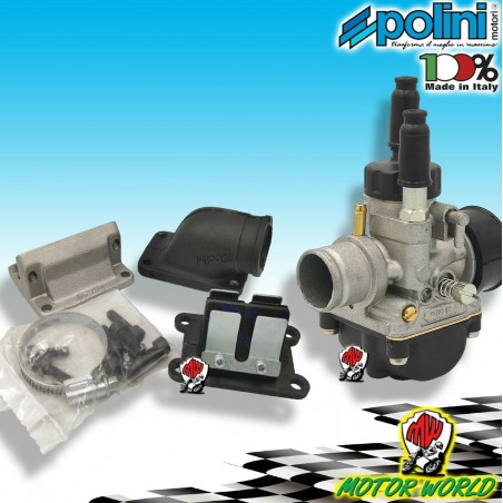 DELL'ORTO CARBURATORE ø19 + KIT ASPIRAZIONE BIG VALVE YAMAHA SPY 50