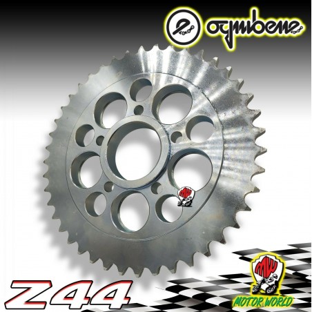 CORONA IN ACCIAIO CON PORTAMOZZO OGNIBENE 44 DENTI DUCATI HYPERMOTARD 939 SP