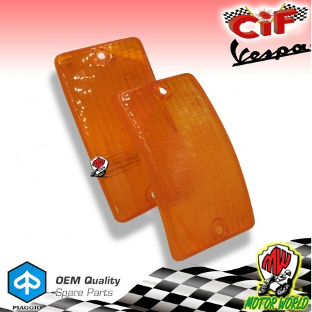 COPPIA PLASTICHE FRECCE ANTERIORI PIAGGIO VESPA FL FL2 HP PK XL RUSH 50 125