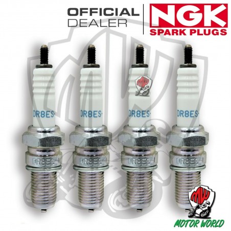 KIT 4 CANDELE SPARK PLUG NGK DR8ES-L YAMAHA YX 600