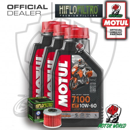 KIT TAGLIANDO 3 LITRI OLIO MOTUL 7100 10W60 FILTRO Polaris 325 Ranger ETX 2016