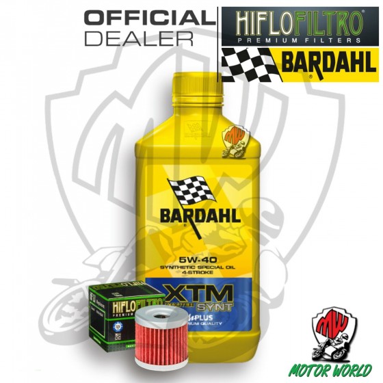 KIT TAGLIANDO 1 LITRO OLIO BARDAHL XTM 5W40 FILTRO Suzuki  AN 400 Burgman