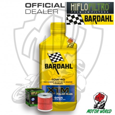 KIT TAGLIANDO 1 LITRO OLIO BARDAHL XTM 10W40 FILTRO Suzuki AN 400 Burgman 2006