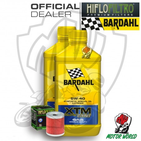 KIT TAGLIANDO 2 LITRI OLIO BARDAHL XTM 5W40 FILTRO  Suzuki AN 400 Burgman 2006