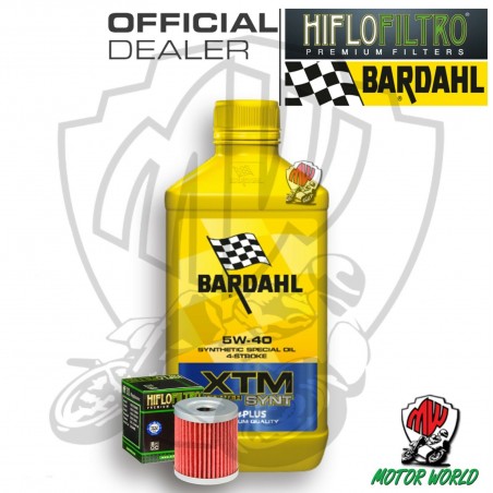 KIT TAGLIANDO 1 LITRO OLIO BARDAHL XTM 5W40 FILTRO Suzuki AN 400 Burgman 2006