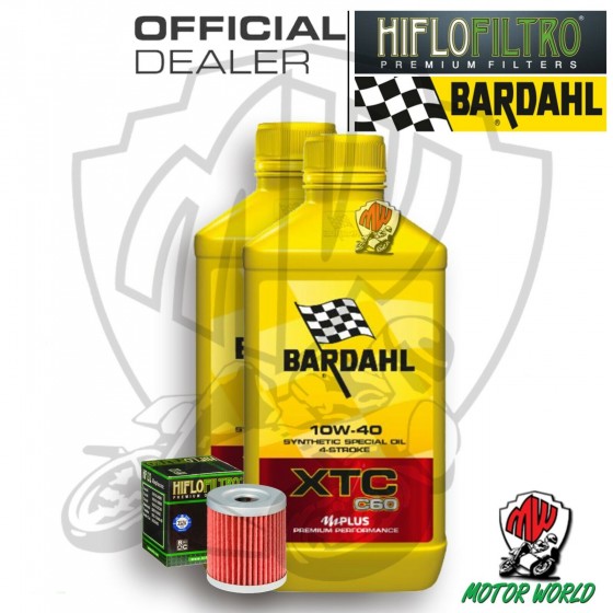 KIT TAGLIANDO 2 LITRI OLIO BARDAHL XTC C60 10W40 FILTRO Yamaha  YP 400 RA X-Max