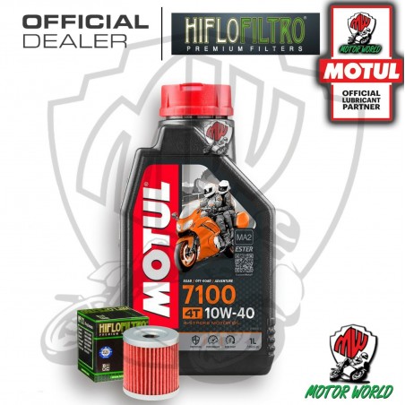 KIT TAGLIANDO 1 LITRO OLIO MOTUL 7100 10W40 FILTRO Yamaha YP 400 R X-Max 2020