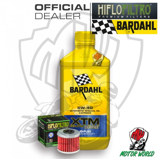 KIT TAGLIANDO 1 LT OLIO BARDAHL XTM 5W40 FILTRO Polaris 325 Ranger ETX 2016