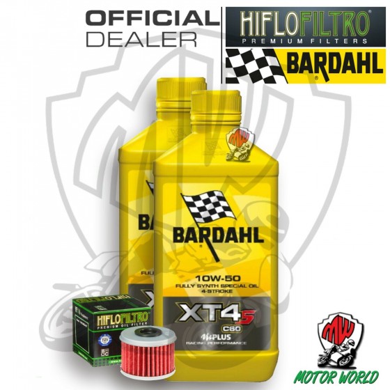 KIT TAGLIANDO 2 LT OLIO BARDAHL XT4S 10W50 FILTRO  Honda  CRF 450 RWE-L Works 