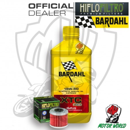 KIT TAGLIANDO 1 LT OLIO BARDAHL XTC C60 15W50 FILTRO Husqvarna  TXC 310 R 2014