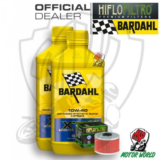 KIT TAGLIANDO 2 LITRI OLIO BARDAHL XTM 10W40 FILTRO HIFLO ADLY 300 Crossover