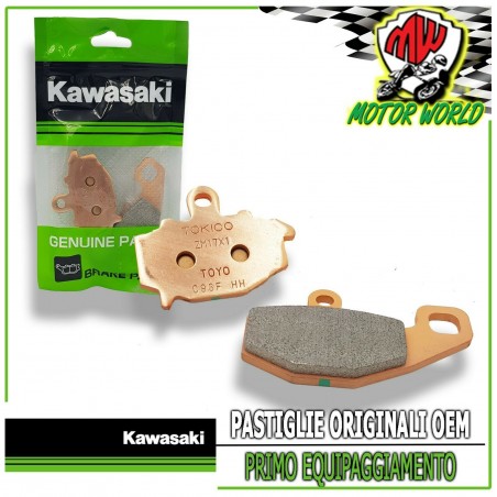 43082-1213 PASTIGLIE FRENO POSTERIORI GENUINE KAWASAKI ZZR 600 1993 - 2005