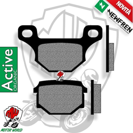 PASTIGLIE FRENO POSTERIORI NEWFREN ACTIVE RIEJU MRT-PRO SUPERMOTARD 50 2011 2012