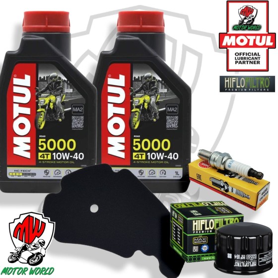 KIT TAGLIANDO OLIO FILTRI CANDELA GILERA Runner VX / VXR  Race 125 2002 - 2014