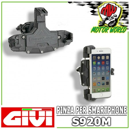 PORTA SMARTPHONE GIVI S920M SMART CLIP HONDA BMW KTM APRILIA KAWASAKI SUZUKI