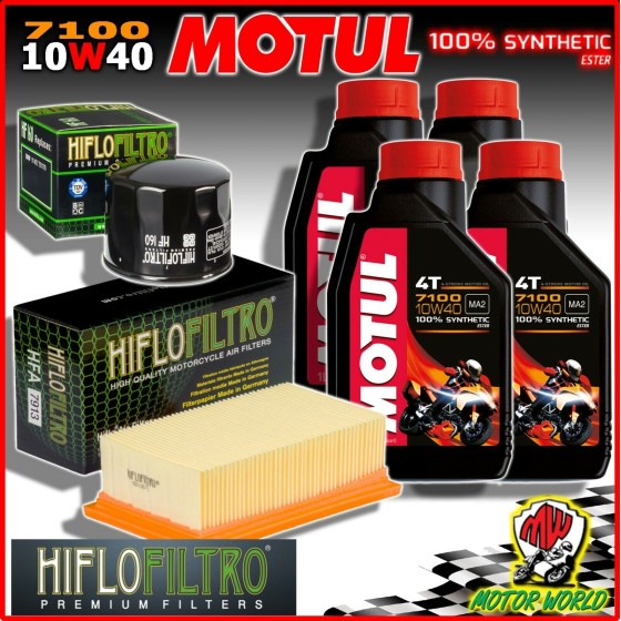 KIT TAGLIANDO OLIO MOTUL 7100 10W40 + FILTRI BMW F 800 R Chris Pfeiffer Replica