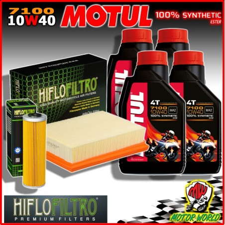 KIT TAGLIANDO OLIO MOTUL 7100 10W40 + FILTRI KTM 1290 Super Duke R 2018