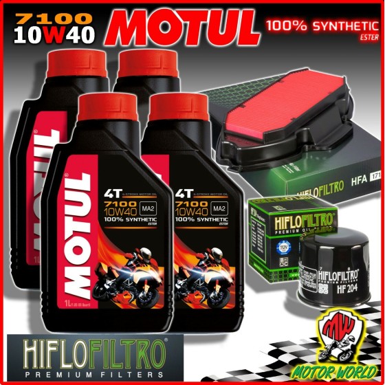 KIT TAGLIANDO OLIO MOTUL 7100 10W40 + FILTRI HONDA 700 Integra (DCT) 2014