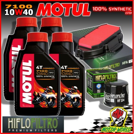 KIT TAGLIANDO OLIO MOTUL 7100 10W40 + FILTRI HONDA 700 Integra (DCT) 2014