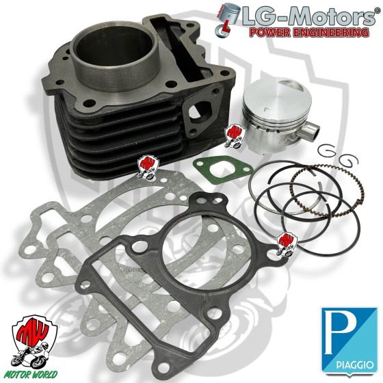 KIT CILINDRO PISTONE DIAMETRO 57 C4 PIAGGIO 125 LIBERTY 4T 2015