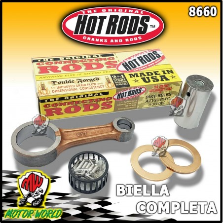 8660 BIELLA ALBERO MOTORE HOT RODS per HONDA CRF 450 X dal 2005 al 2016